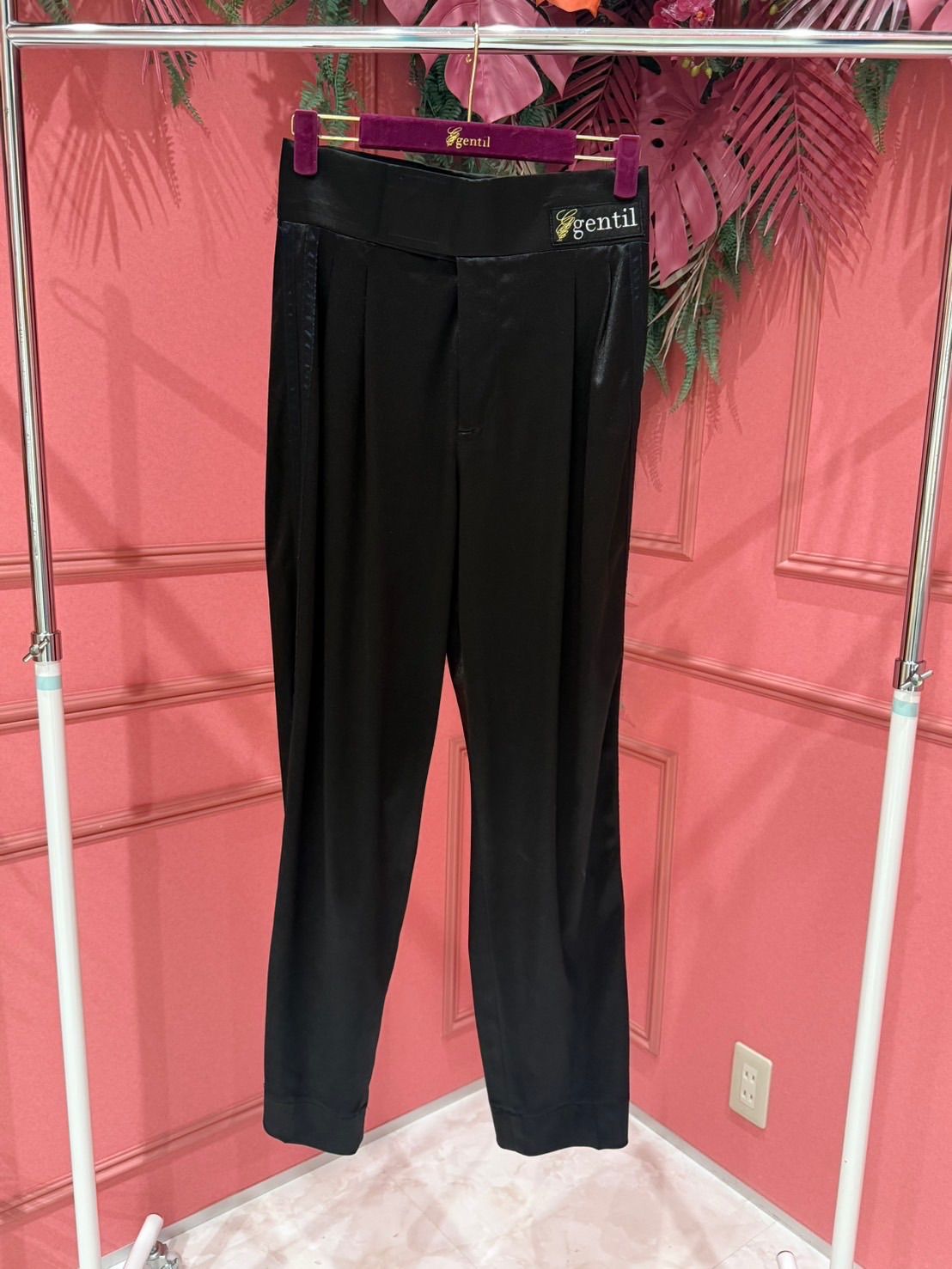 gentil ジャンティ HOMME 社交ダンス ウェア メンズ パンツ ブラック