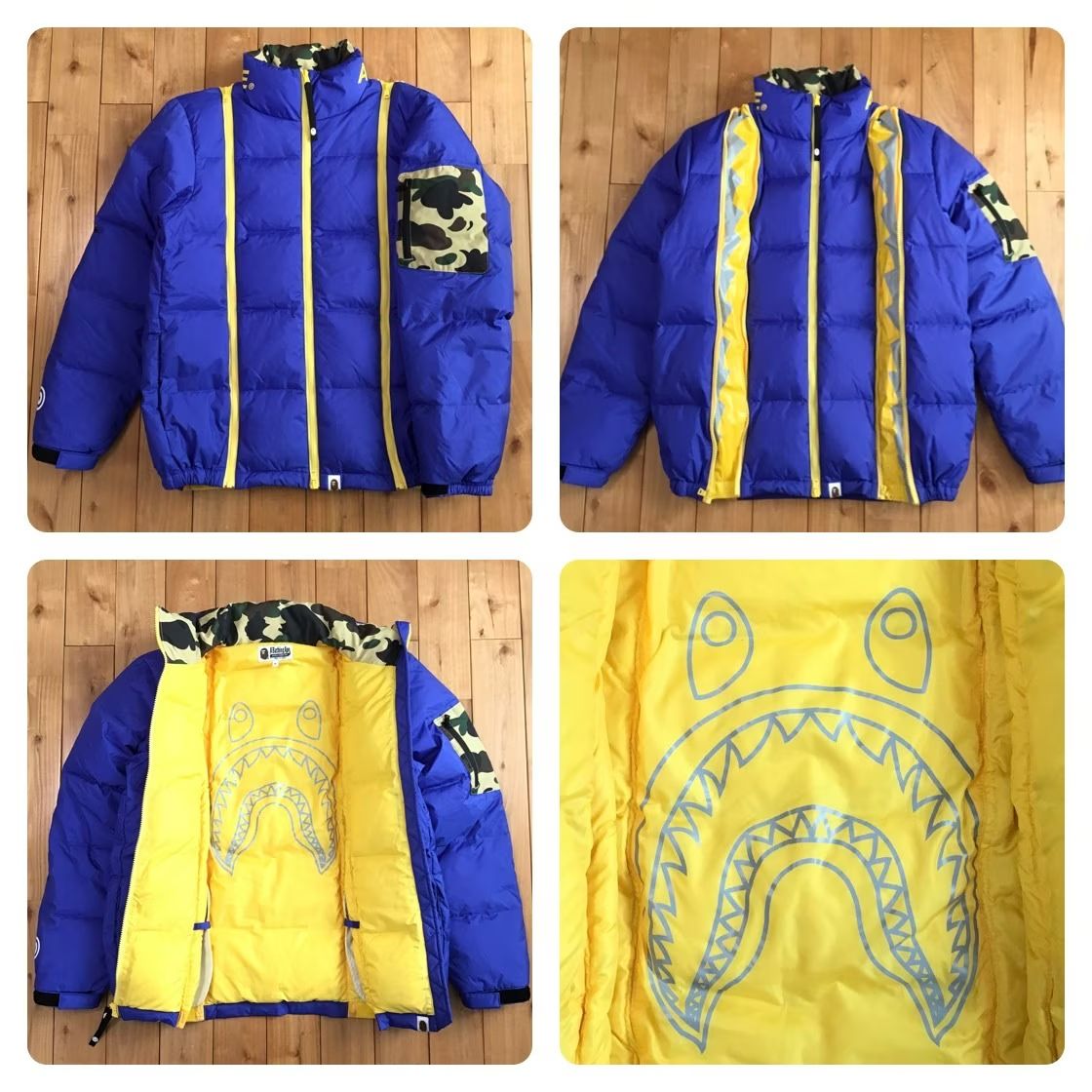 BAPE シャーク ダウンジャケット Sサイズ a bathing ape Shark Puffer 