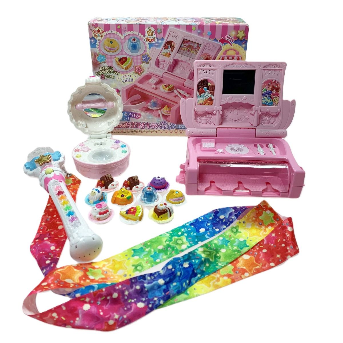 プリキュアアラモード スイーツパクト レインボーリボン キラパティショップ 3点セット 子供用品