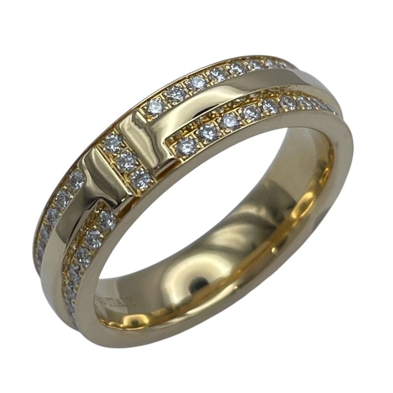 ティファニー TIFFANY＆CO Tナローリング ゴールド Au 750 ジュエリー