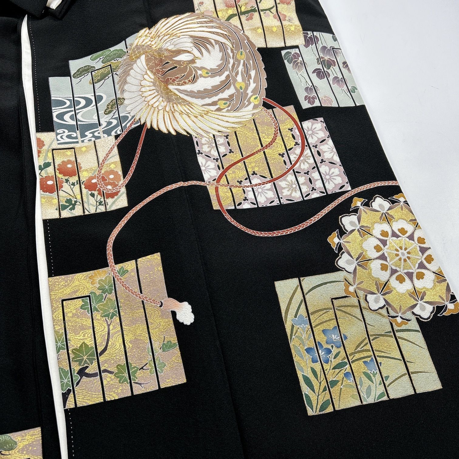 黒留袖 4枚 正絹 着物まとめ売り 同梱購入歓迎 リメイク用 着付け練習