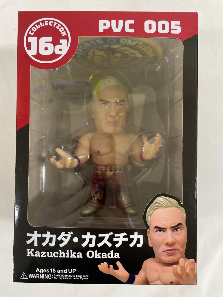 オカダカズチカソフビフィギュア 新日本プロレス オカダ・カズチカ 「16dソフビコレクション」 シリーズ