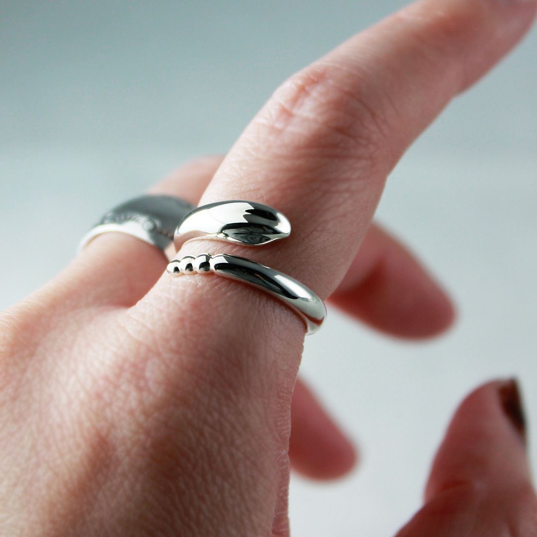 SA148 TIFFANY & Co. ティファニー スネークリング SV925 シルバー 4.0