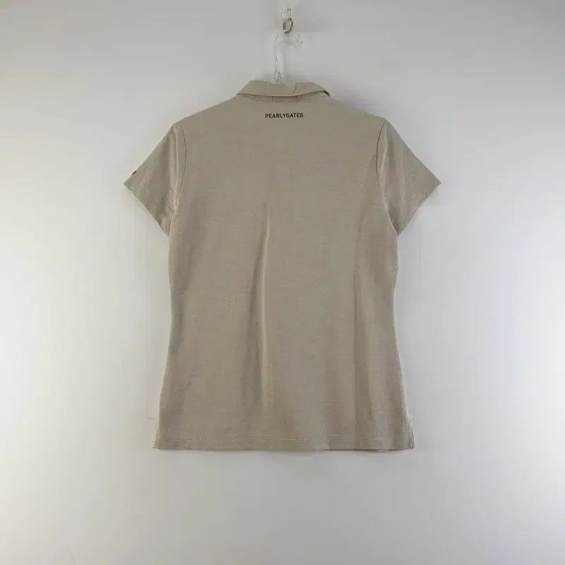 パーリーゲイツ レディース 2SIZE ベージュ 半袖 カラーTシャツ K9660