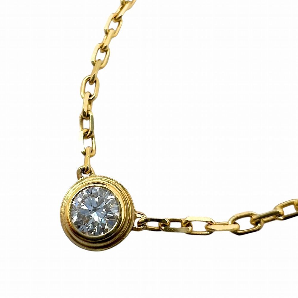 Cartier カルティエ ダムール ネックレス スモールモデル SM K18YG 18