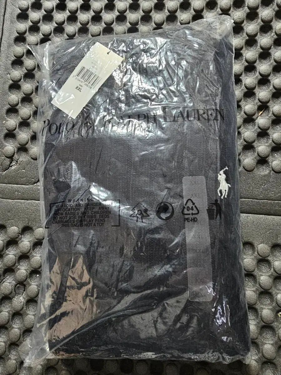 ポロラルフローレン ブラック ハーフジップ ニット XXL