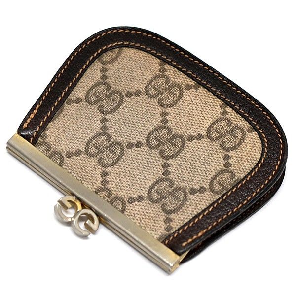 グッチ GUCCI ヴィンテージ がま口 コインケース 小銭入れ GG柄