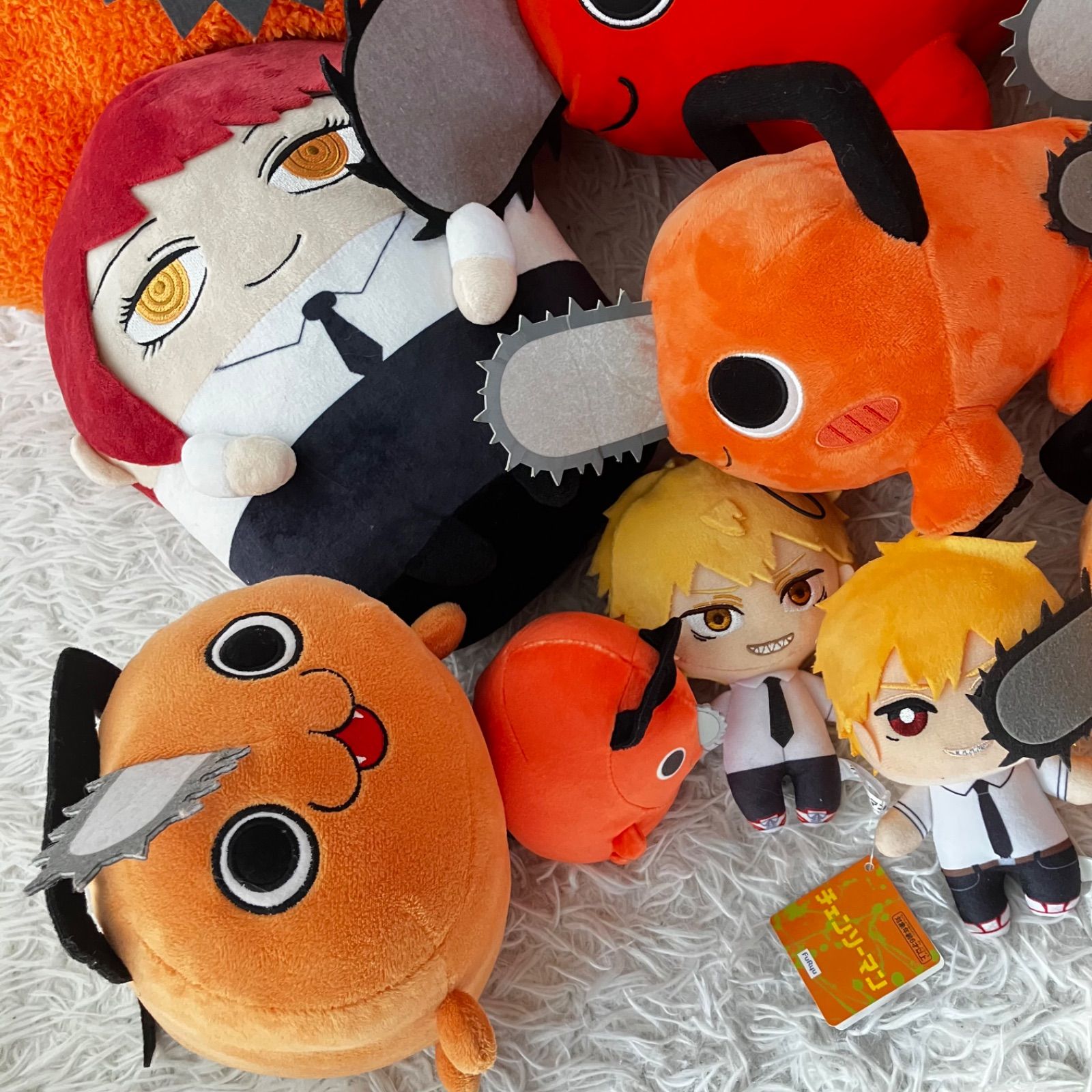 チェンソーマン ぬいぐるみ マキマ ポチタ デンジ まとめ売り デンジ、ポチタ、マキマのキュートなBIGぬいぐるみも!?『チェンソー