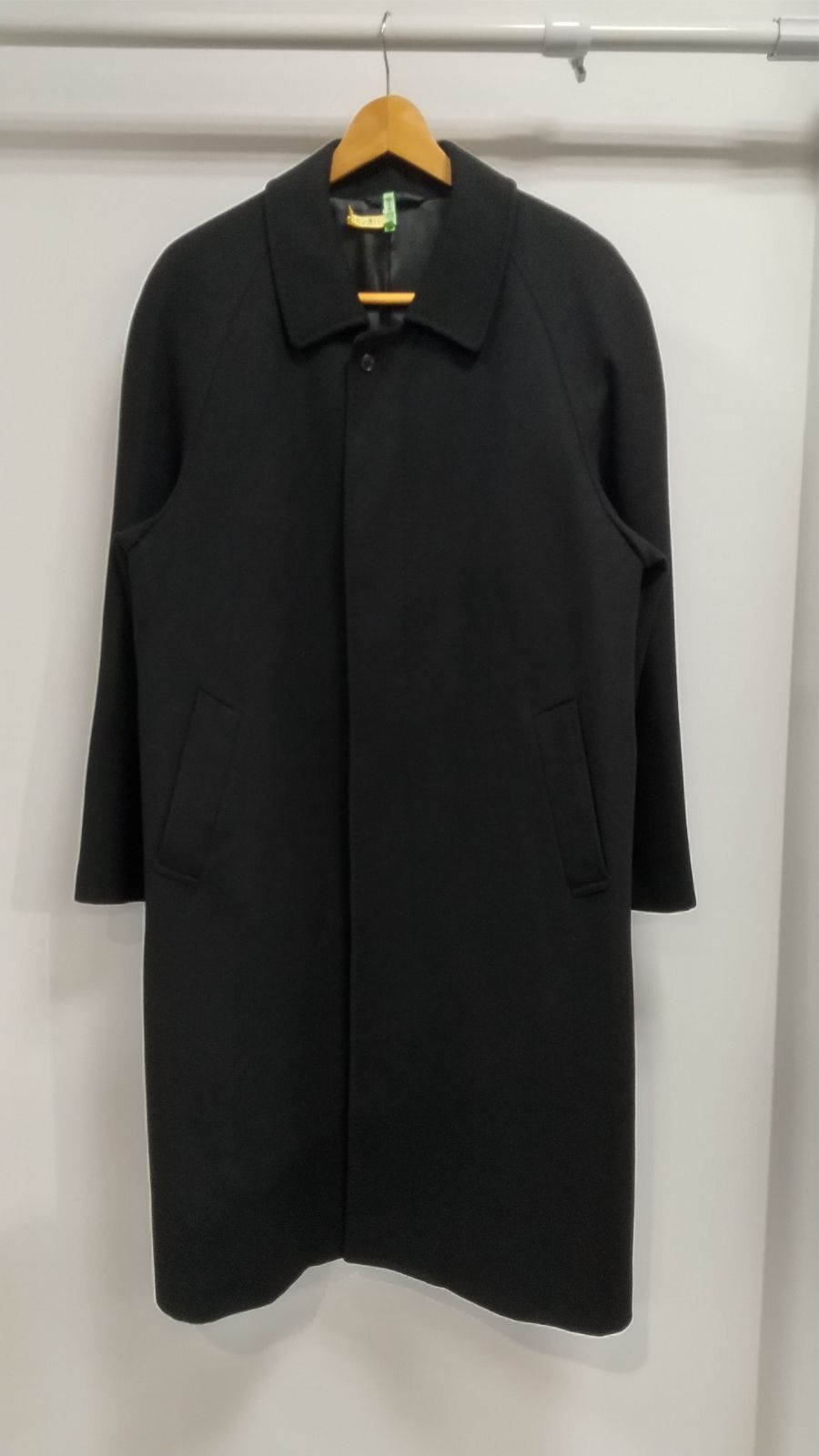 ステン コート カシミヤ LL ブラック