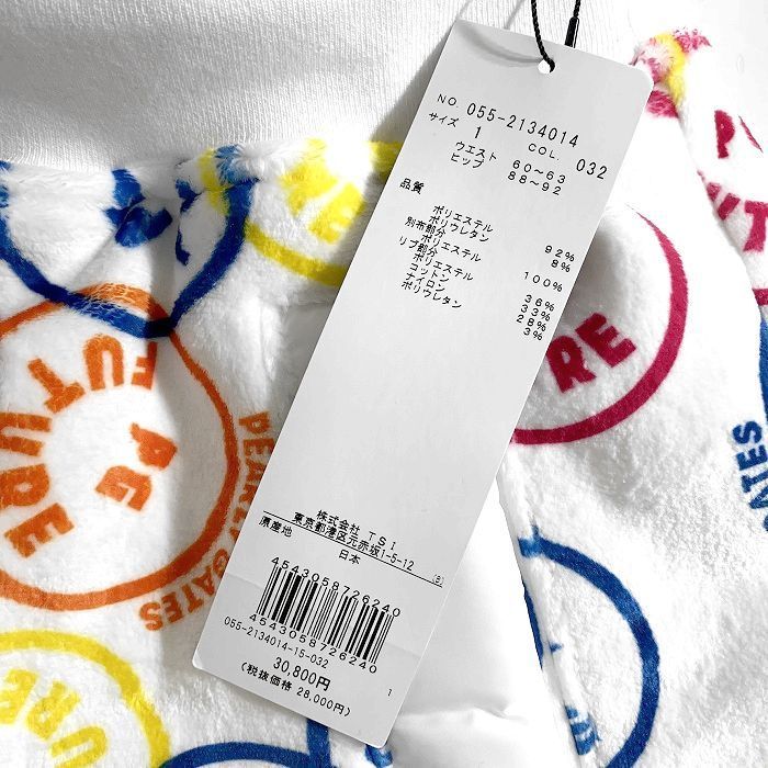 PEARLYGATES ベロアボンバー スカート FUTURE NICO柄　新品 パーリーゲイツ ゴルフ 日本製 FUTURE NICO ベロアボンバー 起毛