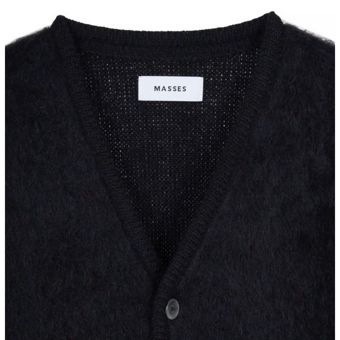 新品未使用】MOHAIR CARDIGAN MASSES マシス モヘアニットカーディガン