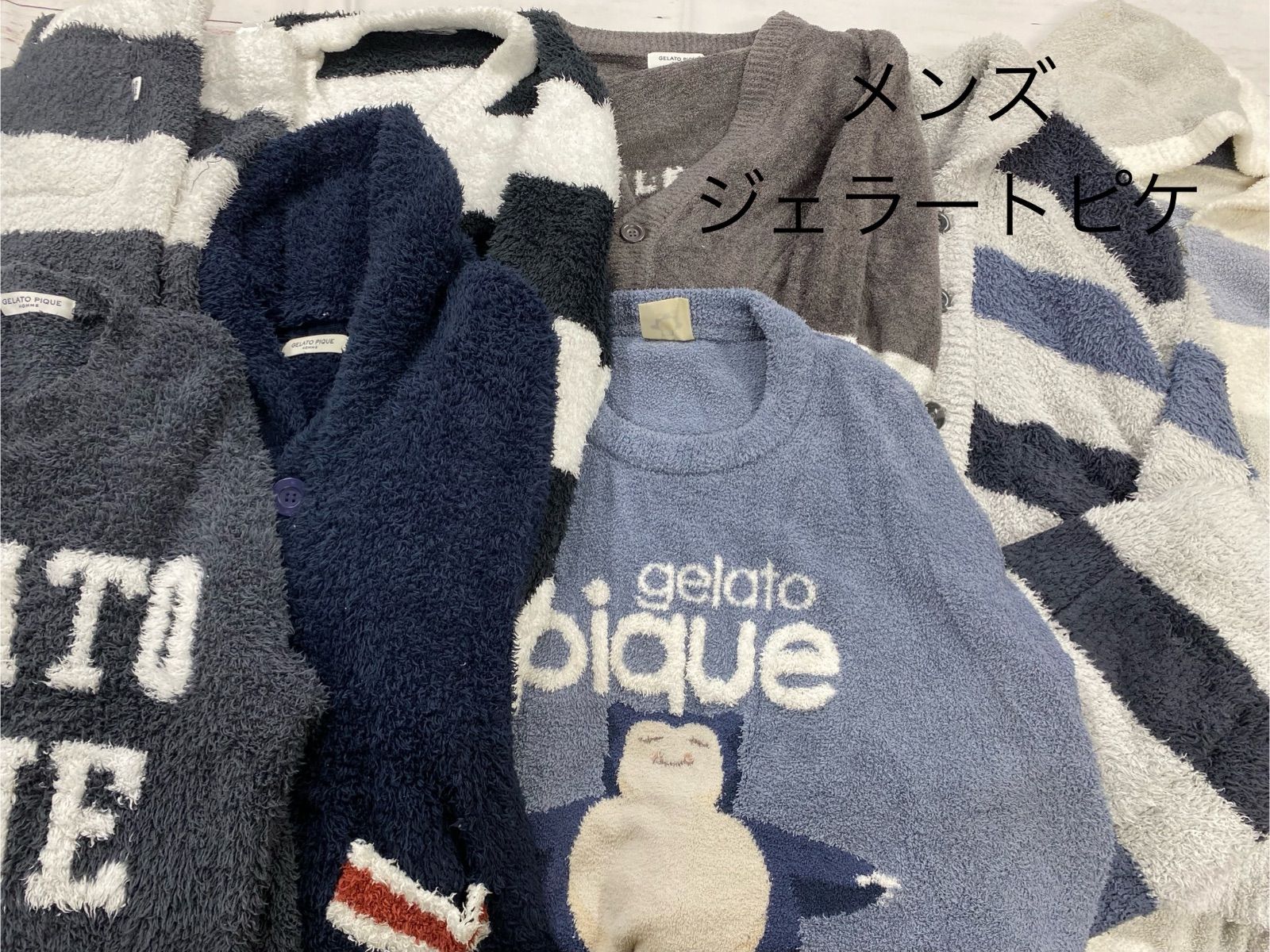 S 319 メンズ ジェラートピケオム おまとめ 10点 セットアップ トップス カビゴン