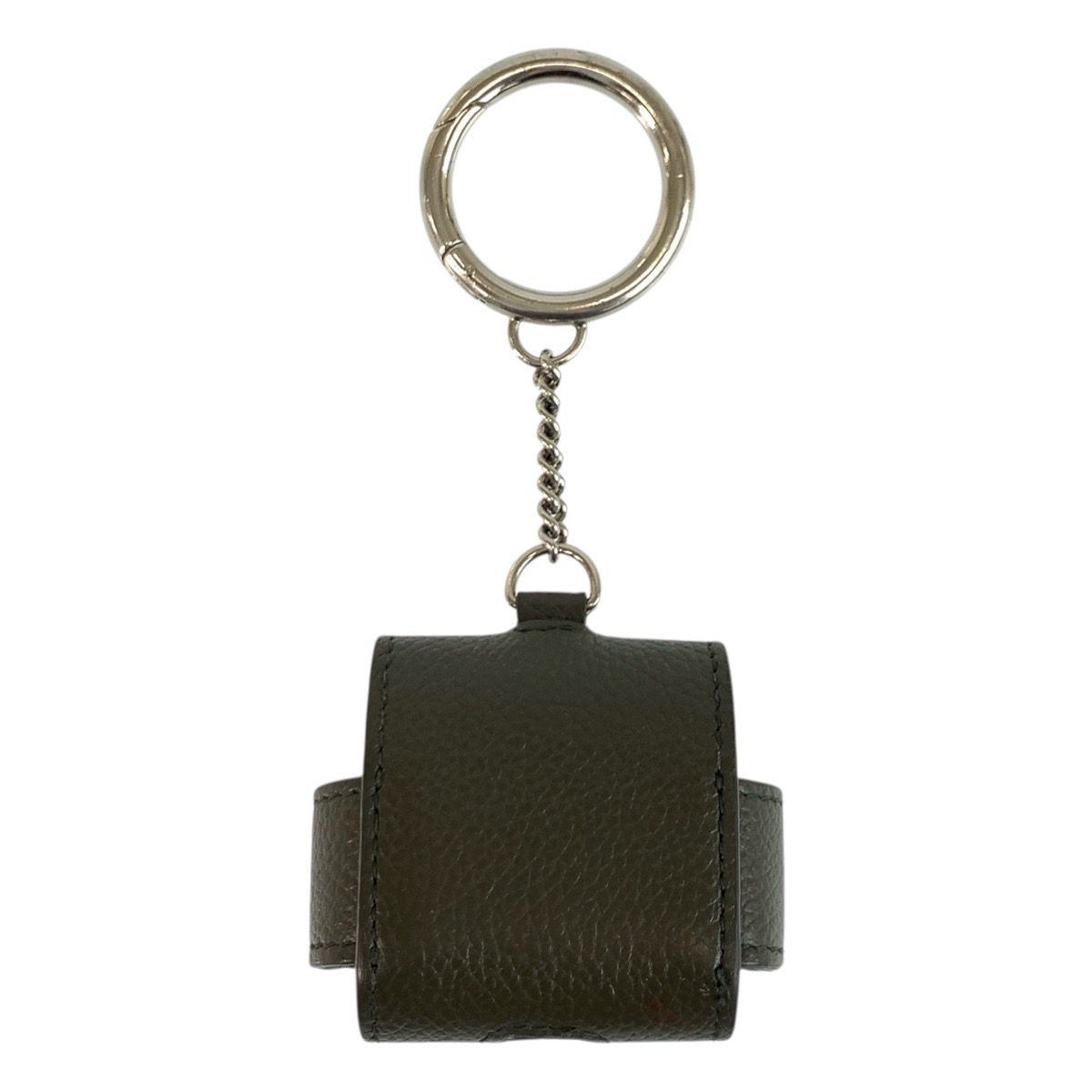 BALENCIAGA バレンシアガ Cash グレー ブラウン シルバー金具 レザー