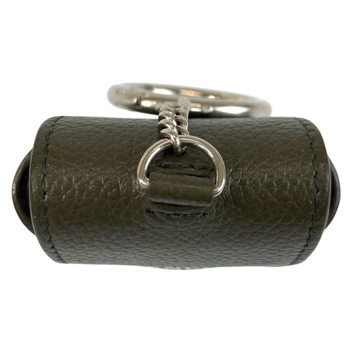 BALENCIAGA バレンシアガ Cash グレー ブラウン シルバー金具 レザー