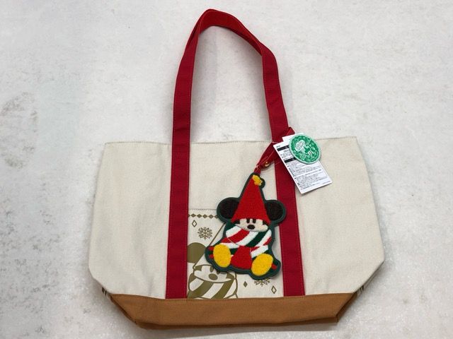 タグ付き☆ディズニー・クリスマス リルリンリングッズ トートバッグ