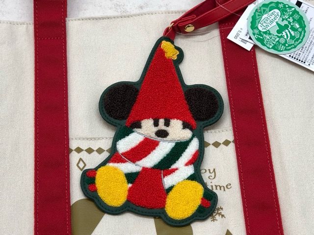 タグ付き☆ディズニー・クリスマス リルリンリングッズ トートバッグ