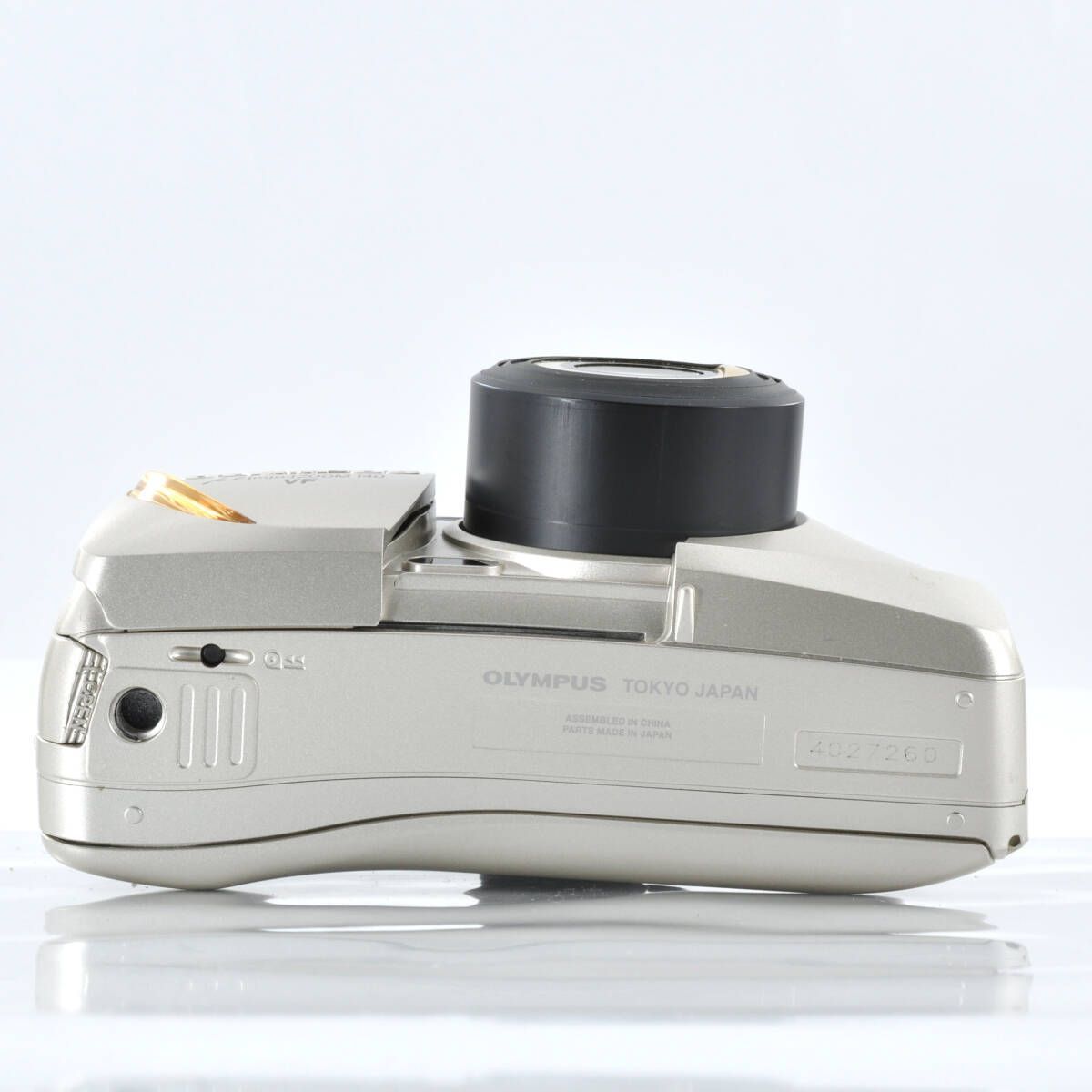 オリンパス】OLYMPUS μ Zoom 140 VF ゴールド + 専用ケース #P188