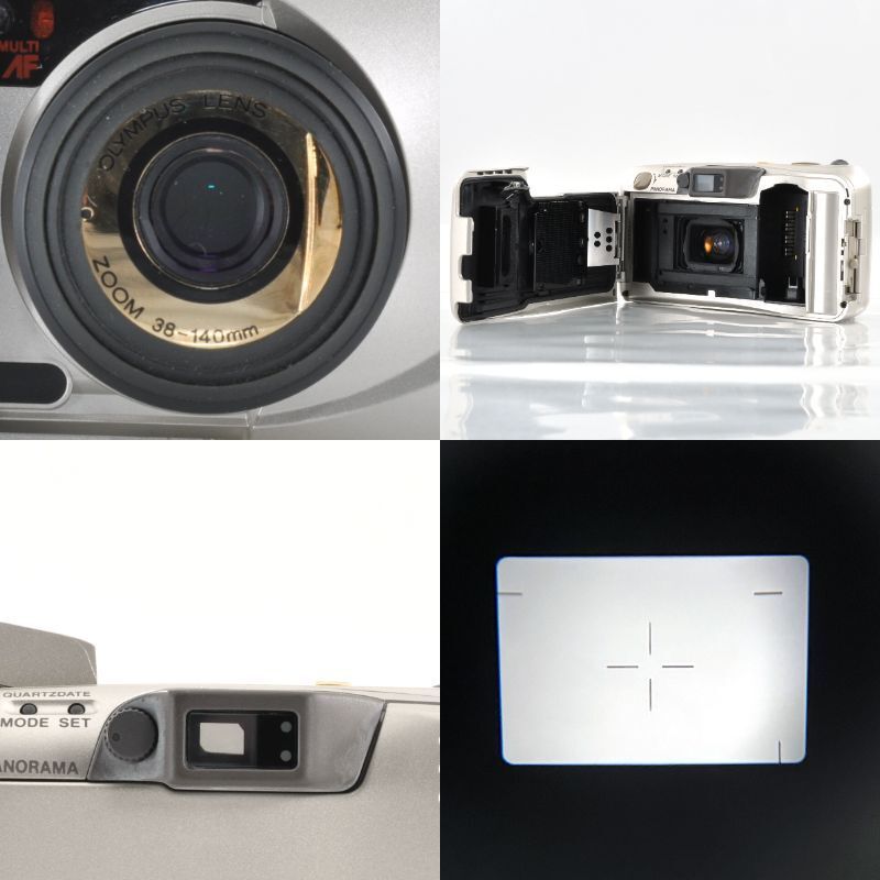 オリンパス】OLYMPUS μ Zoom 140 VF ゴールド + 専用ケース #P188