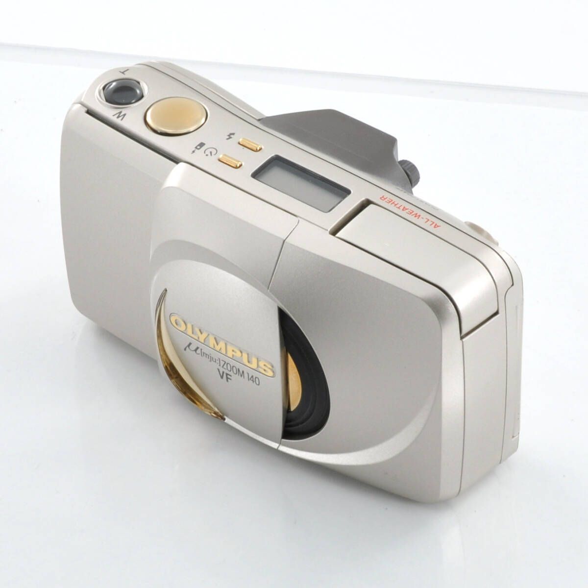 オリンパス】OLYMPUS μ Zoom 140 VF ゴールド + 専用ケース #P188