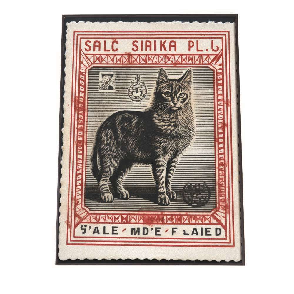 A1サイズ（約59x84cm）】【lh-poster-1530】【フレーム付き】切手風