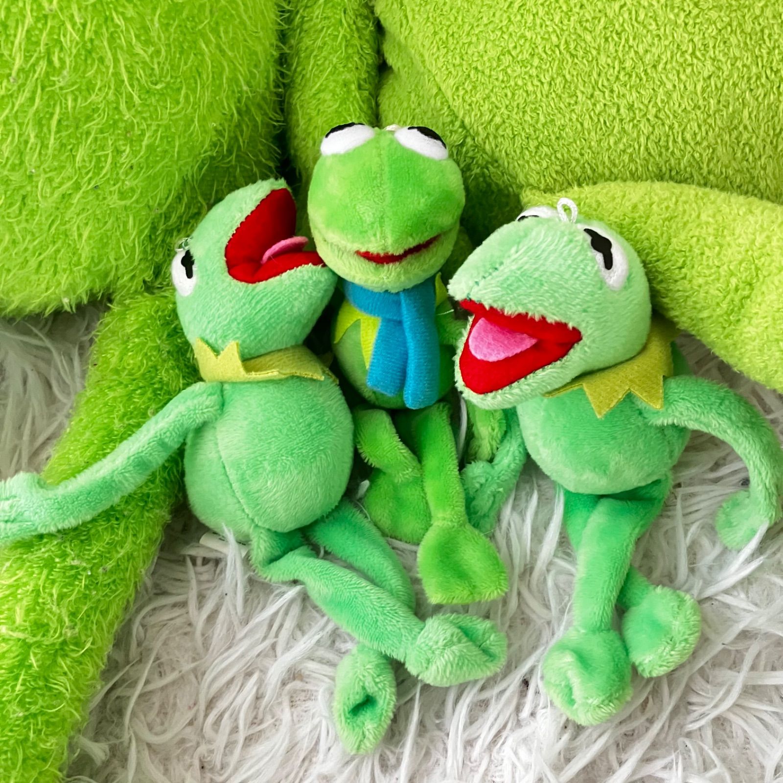 【まとめ売り】ヴィンテージ カーミット ぬいぐるみセット【大量】 ディズニー カーミット ぬいぐるみ 7点セット まとめ売り カエル 7
