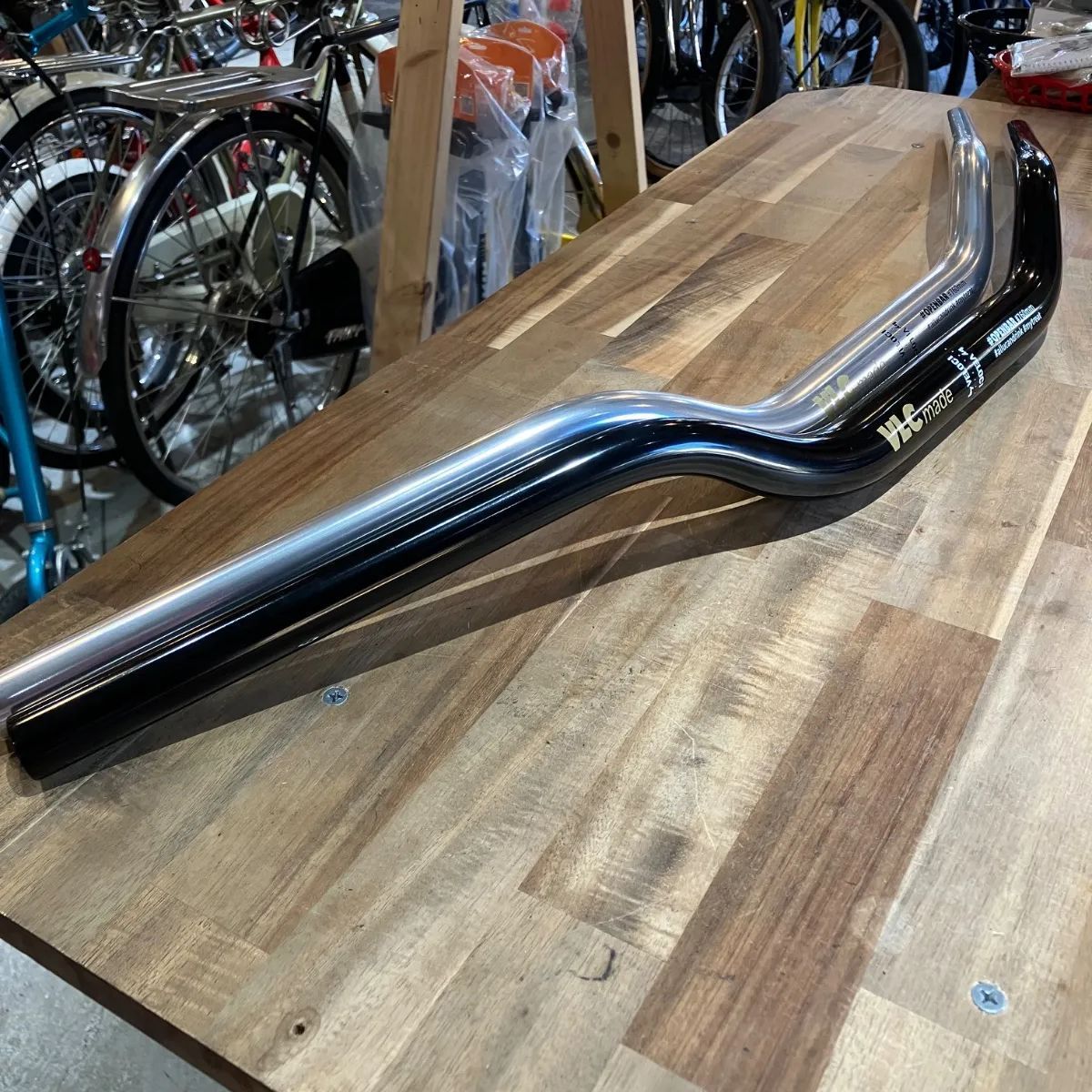 VELOCI OPEN BAR ポリッシュシルバー、ブラック MTBやOLD MTB