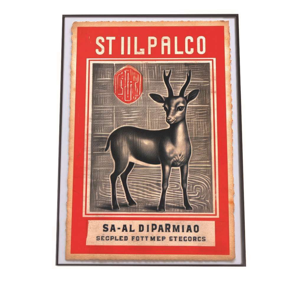 A0サイズ（約84x119cm）】【lh-poster-1536】【フレーム付き】切手風