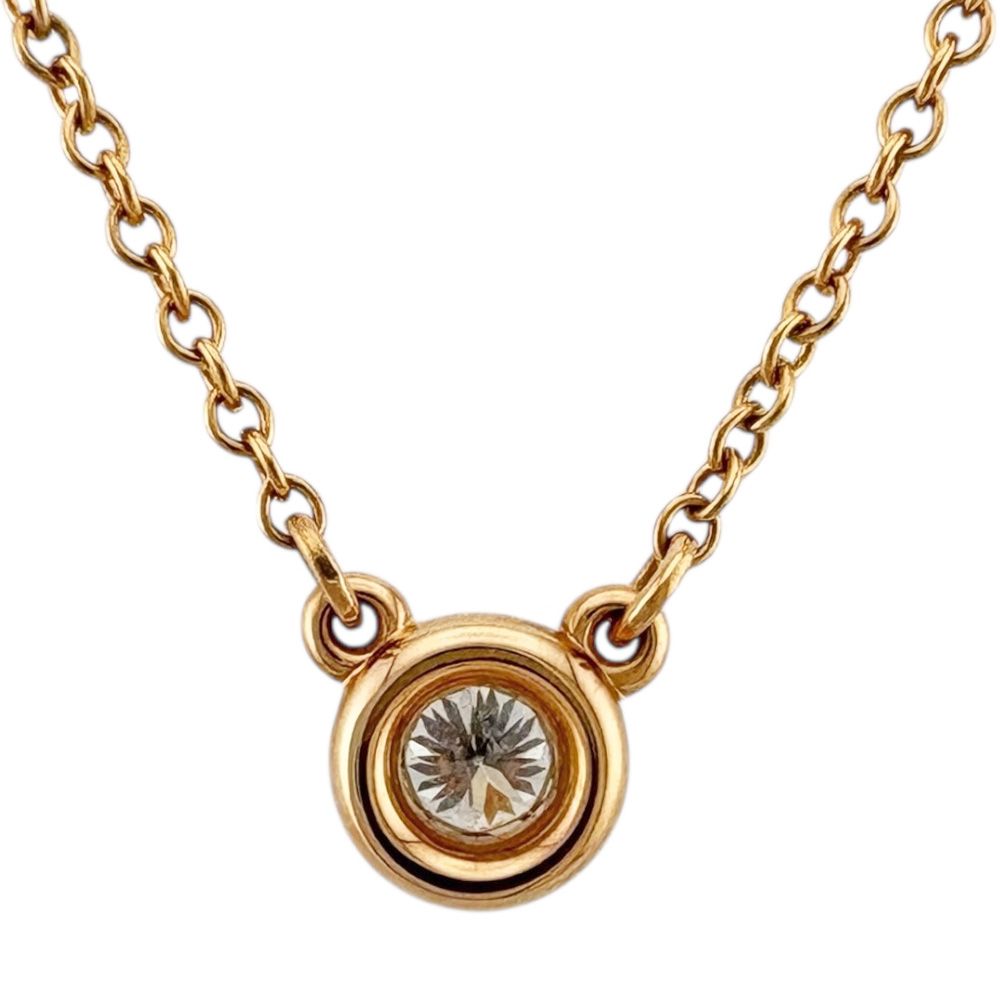 ティファニー バイザヤード ネックレス 18金 K18ピンクゴールド