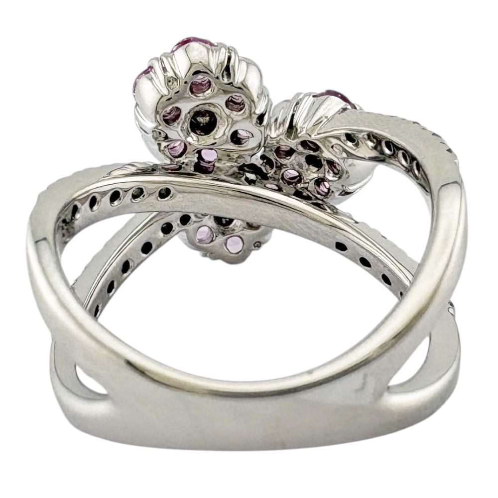 ポンテヴェキオ リング 指輪 10号 18金 K18ホワイトゴールド ピンク