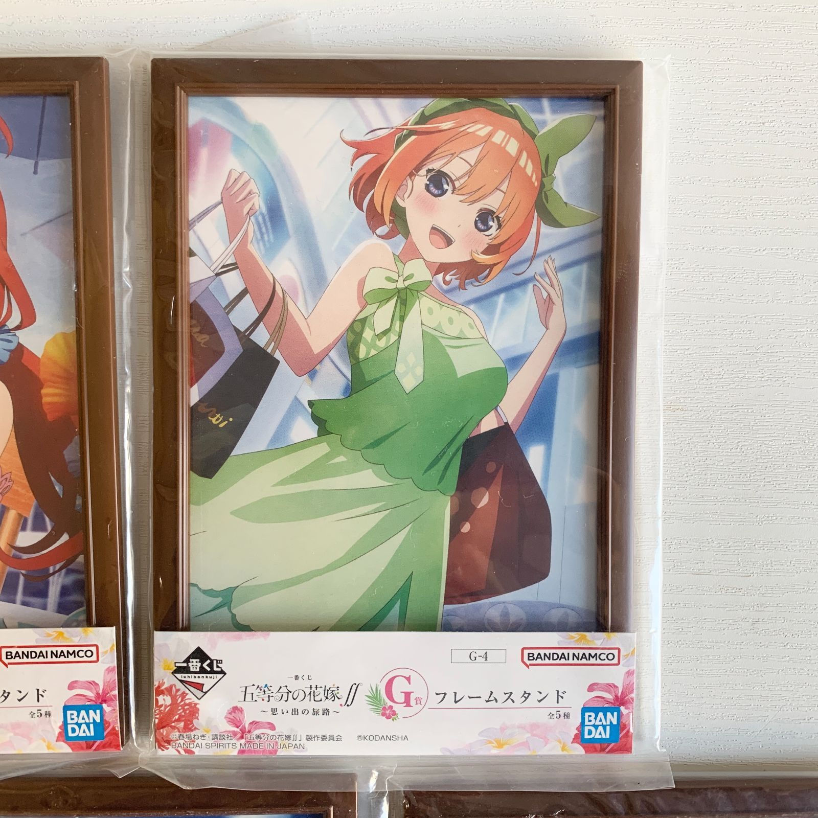 五等分の花嫁 一番くじ 思い出の旅路 G賞 フレームスタンド5種 コンプ