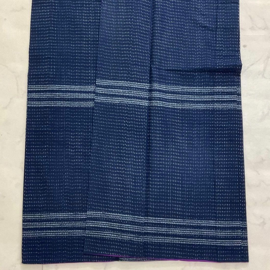 kimomo+one ◇kimonoarisa◇厳選◇本場久留米絣◇本藍染手織木綿◇美品