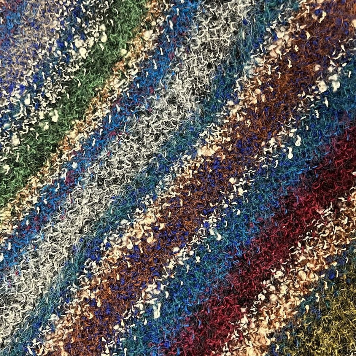 MISSONI(ミッソーニ) ストール(ショール)新品同様 - ブルー×グリーン