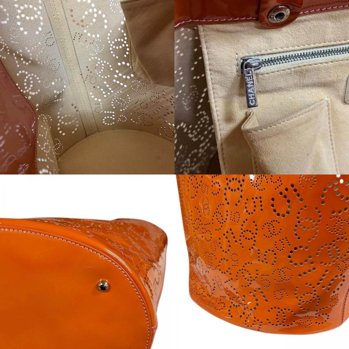 シャネル ファミリーセール品 パンチング トート No.5 ココマーク