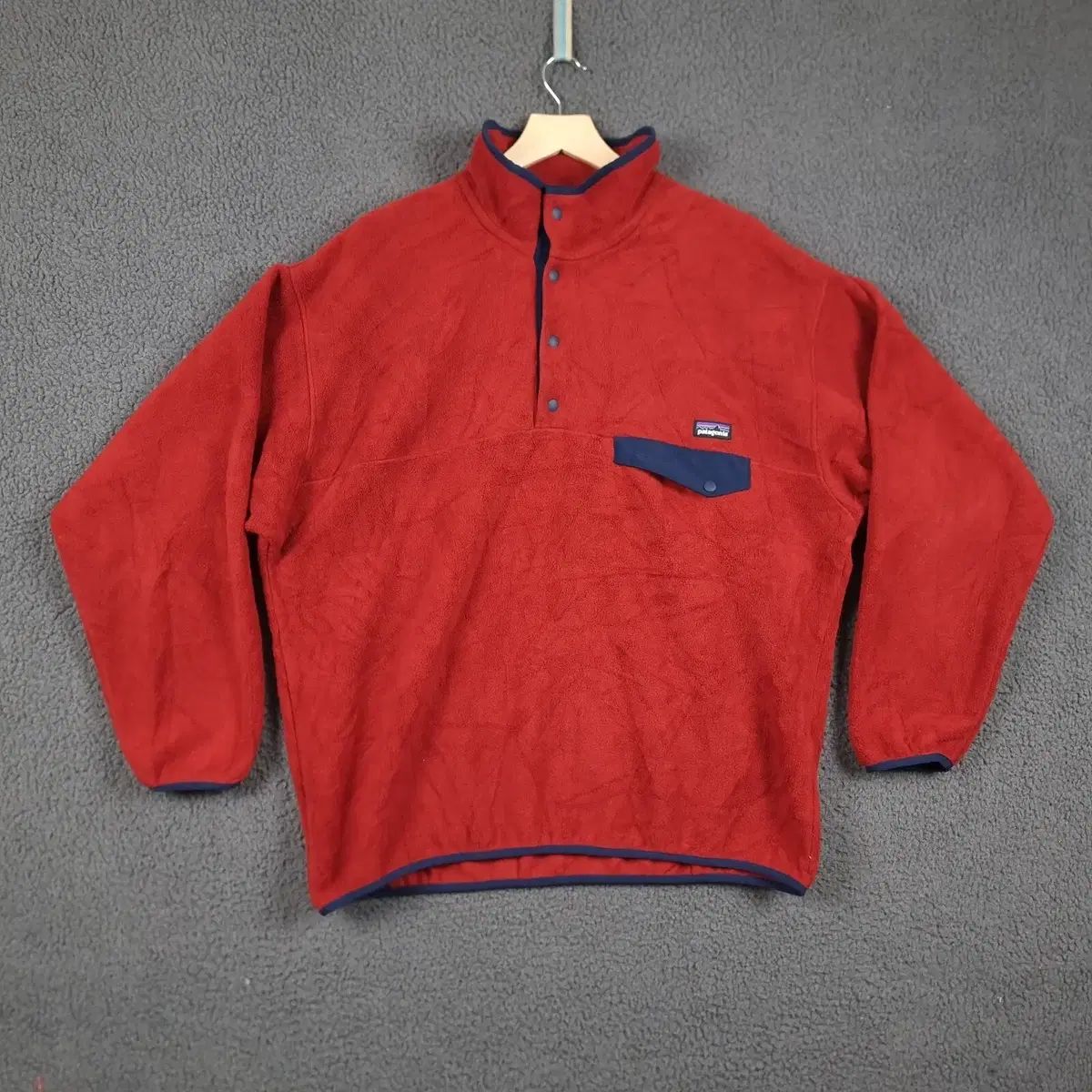 13 FW patagonia パタゴニア Synchilla シンチラ スナップ-T レッド ネイビー