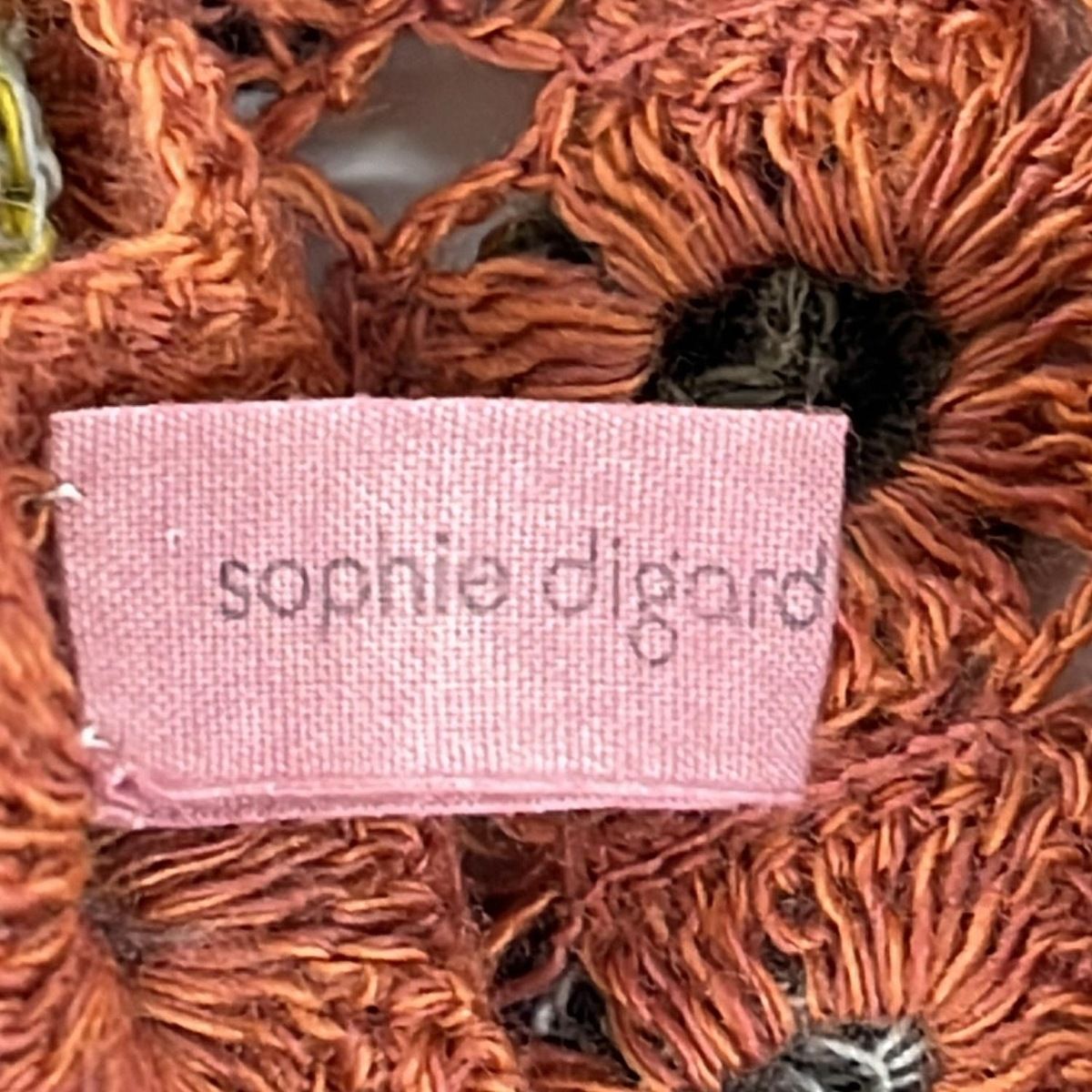 SOPHIE DIGARD(ソフィーディガール) マフラー美品 - ブラウン×ボルドー
