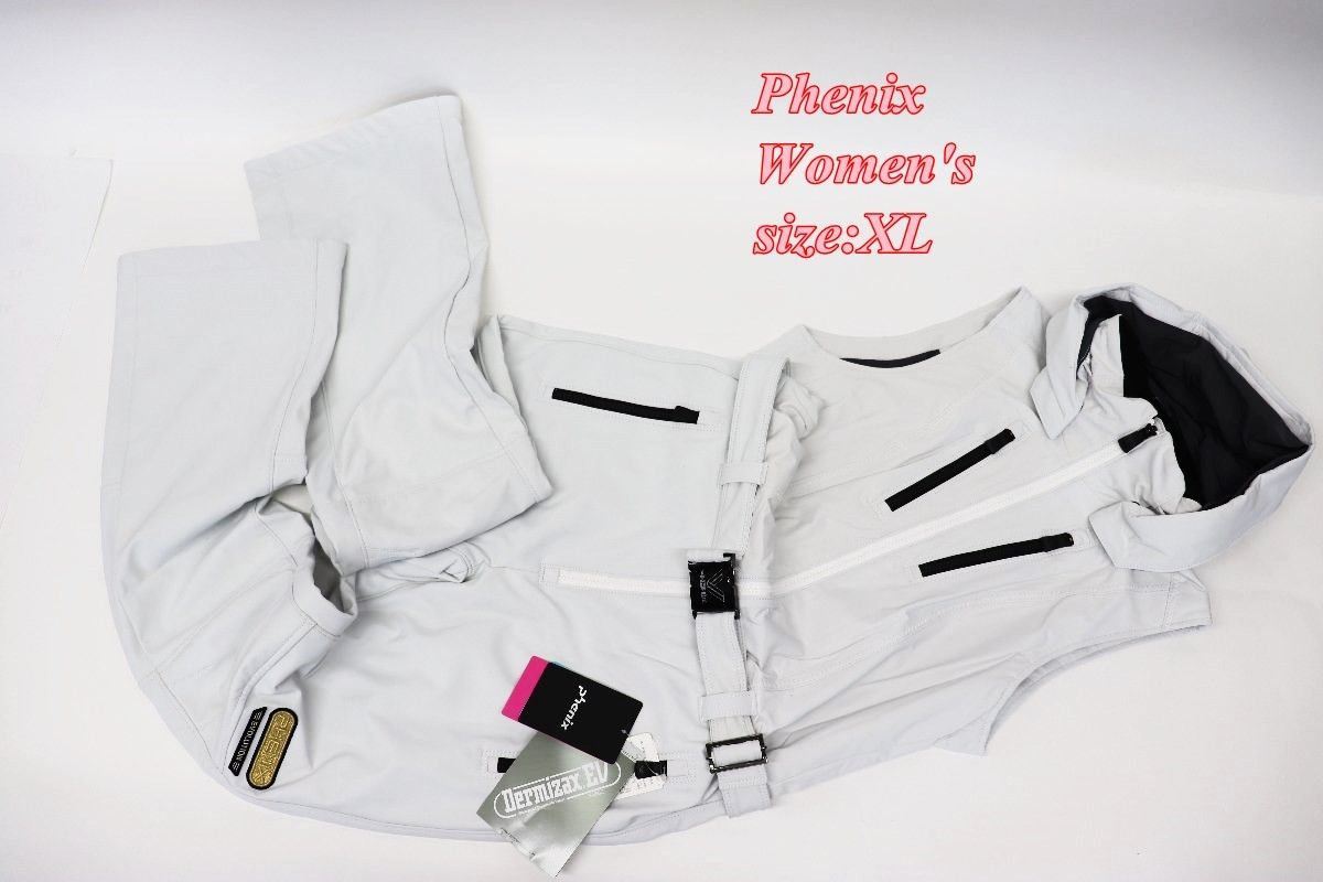 フェニックス レディース スキージャンプスーツ ワンピース 袖なし ホワイト XL スポーツ R 2512-084