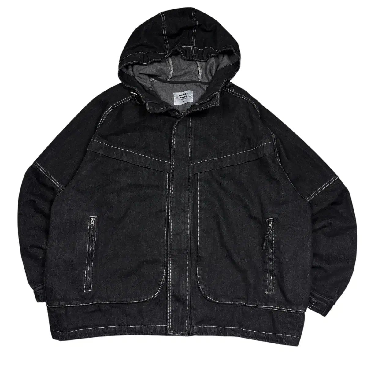 トラベル黒COLORデニムWHOジャケット