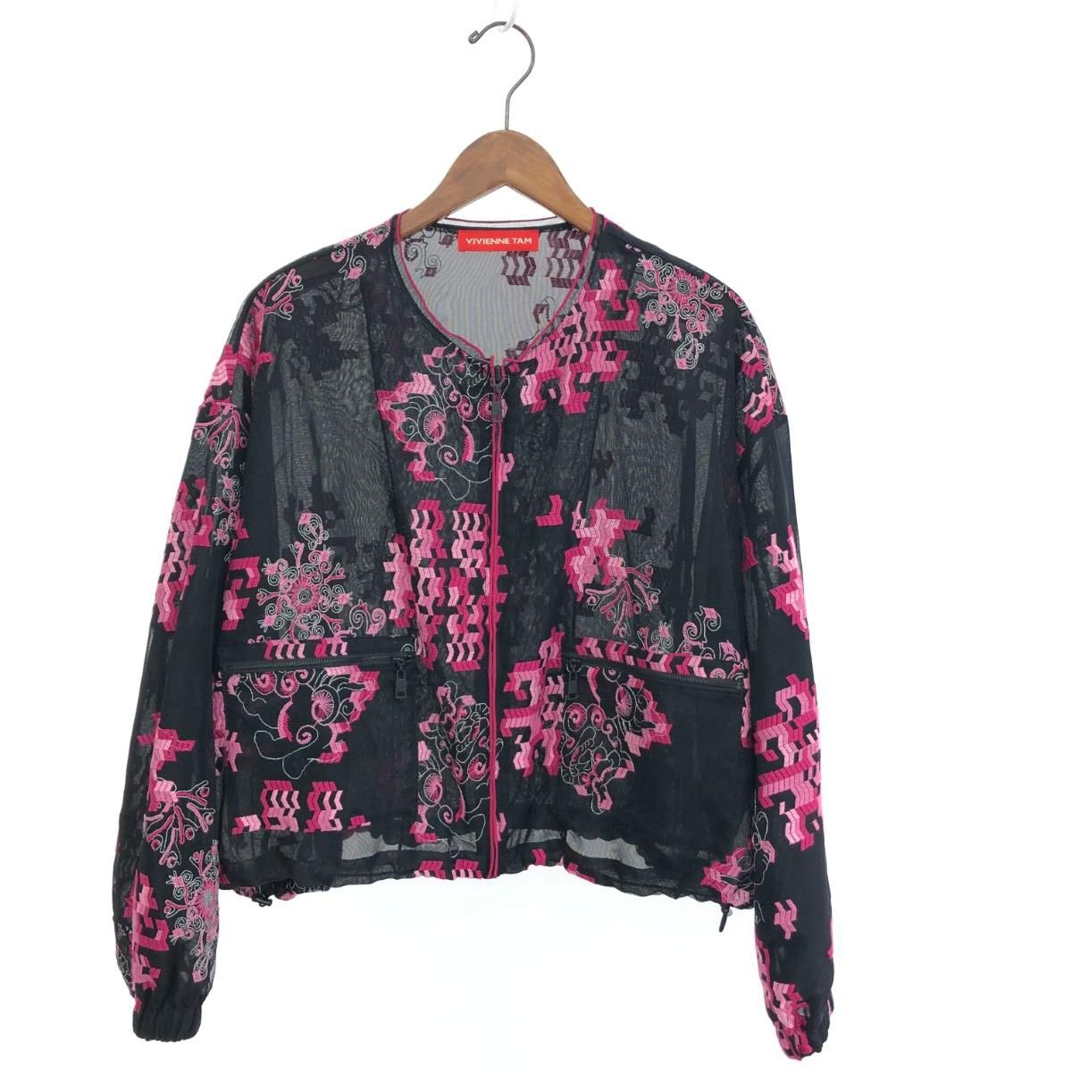 VIVIENNE TAM ヴィヴィアンタム 刺繍シアージャケット サイズ:40