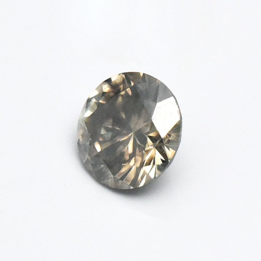 グレー ブラウン スモーキー ダイヤモンド ルース 0.3 ct