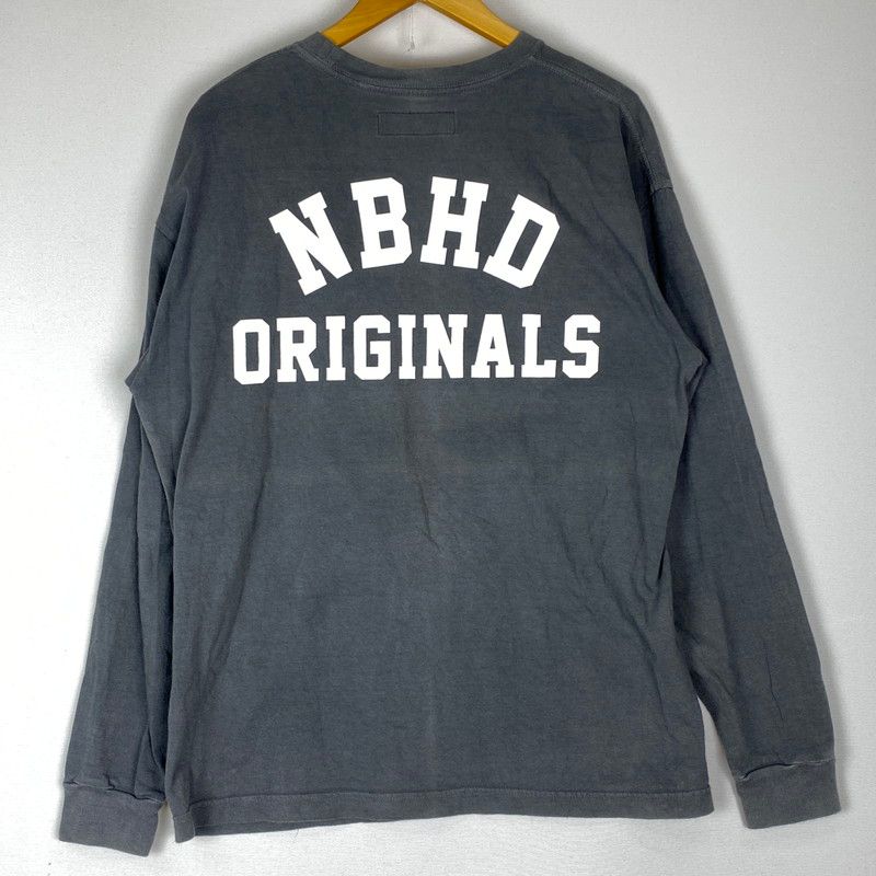 現状渡し品 ネイバーフッド 22 SS SULFUR DYE C-CREW L|S TEE 221 CKNH-CSM 04 サルファ ダイ C-クルー ロングスリーブ Tシャツ 長袖 トップス 142-251208-yy-03-tei