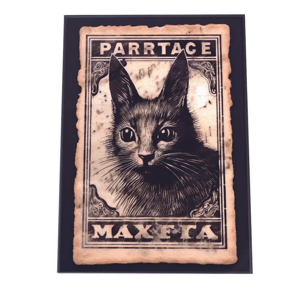 A4サイズ（約21x30cm）】【lh-poster-1612】【フレーム付き】切手風