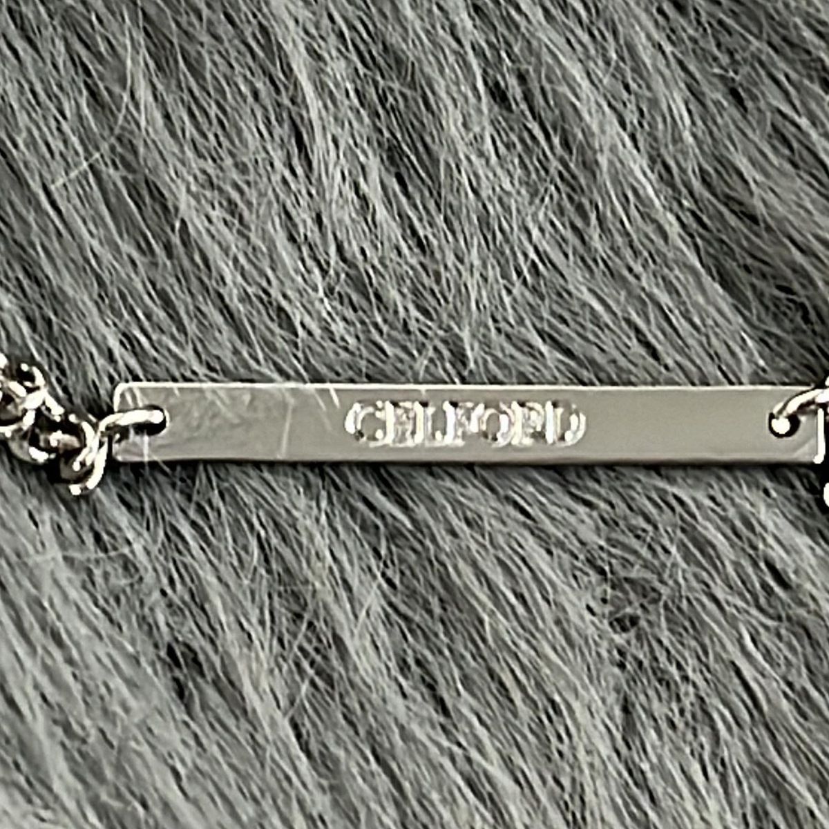 CELFORD セルフォード マフラー グレー フェイクファー