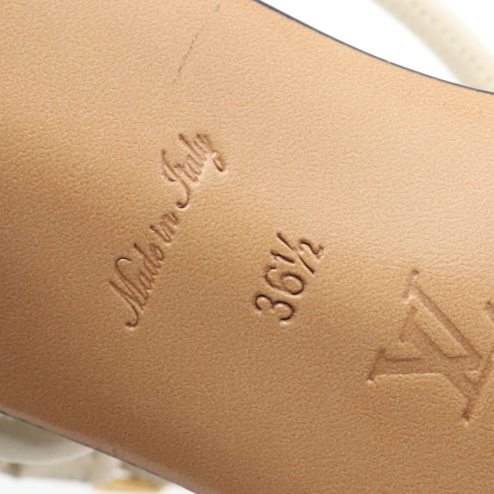 ルイ・ヴィトン LOUIS VUITTON サンダル アイコンロゴ レザー サンダル