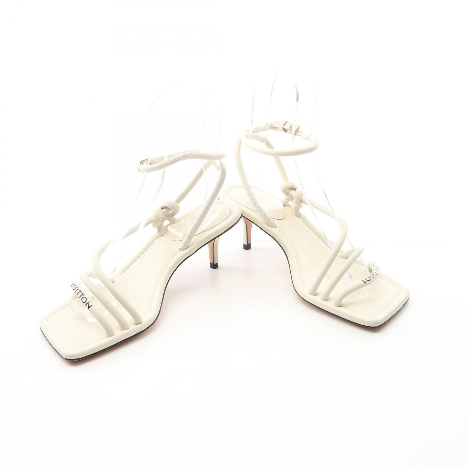 ルイ・ヴィトン LOUIS VUITTON サンダル アイコンロゴ レザー サンダル