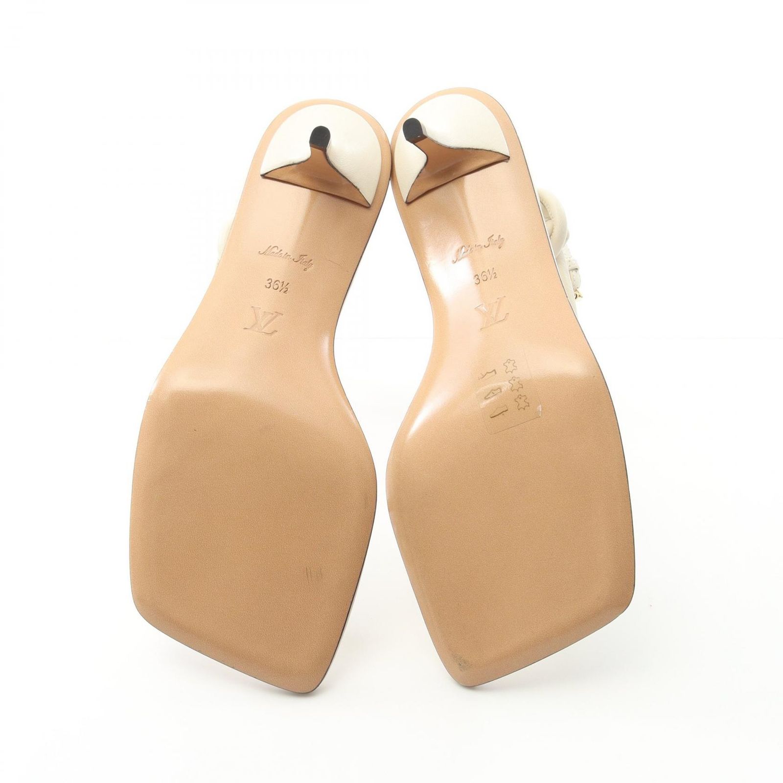 ルイ・ヴィトン LOUIS VUITTON サンダル アイコンロゴ レザー サンダル