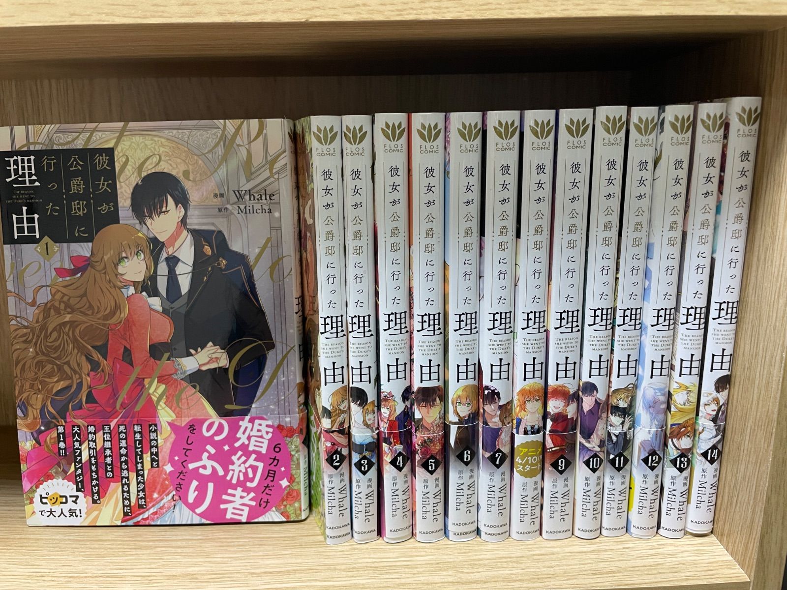 川/z 【コミックセット】【帯付き】彼女が公爵邸に行った理由 全14巻