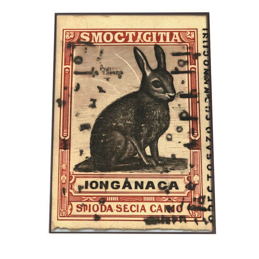 A2サイズ（約42x59cm）】【lh-poster-1626】【フレーム付き】切手風