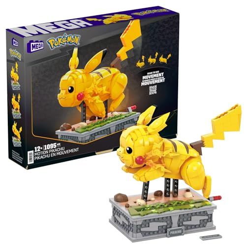メガブロック MEGA BLOKS ポケモン ピカチュウが走る ムービング ピカチュウ ブロックセット ピース数 1095ピース 12才～ HGC 23