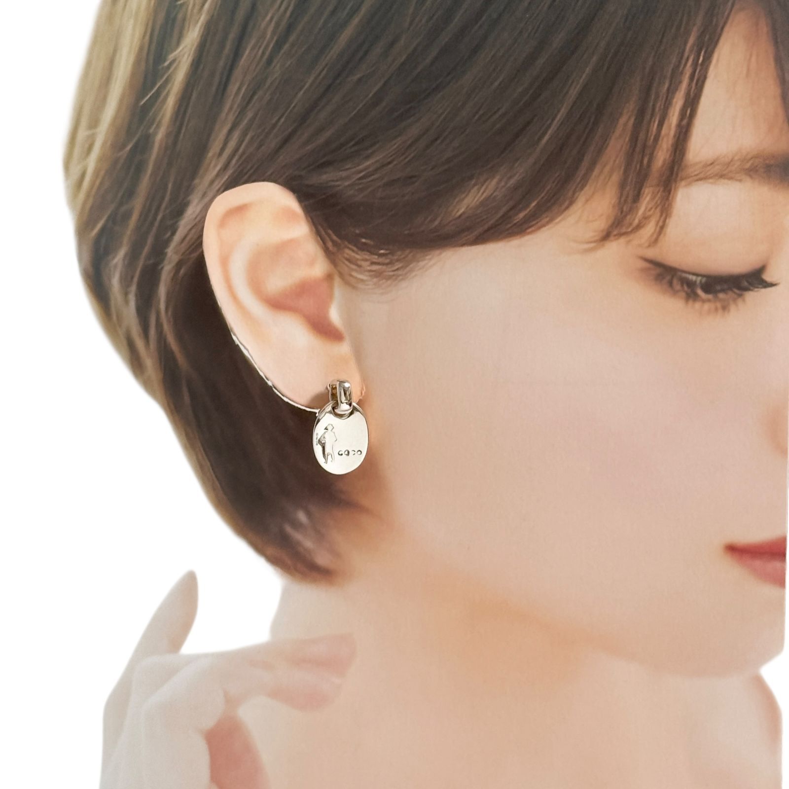 シャネル レディース ドロップ ピアス ココ No.5 アシンメトリー