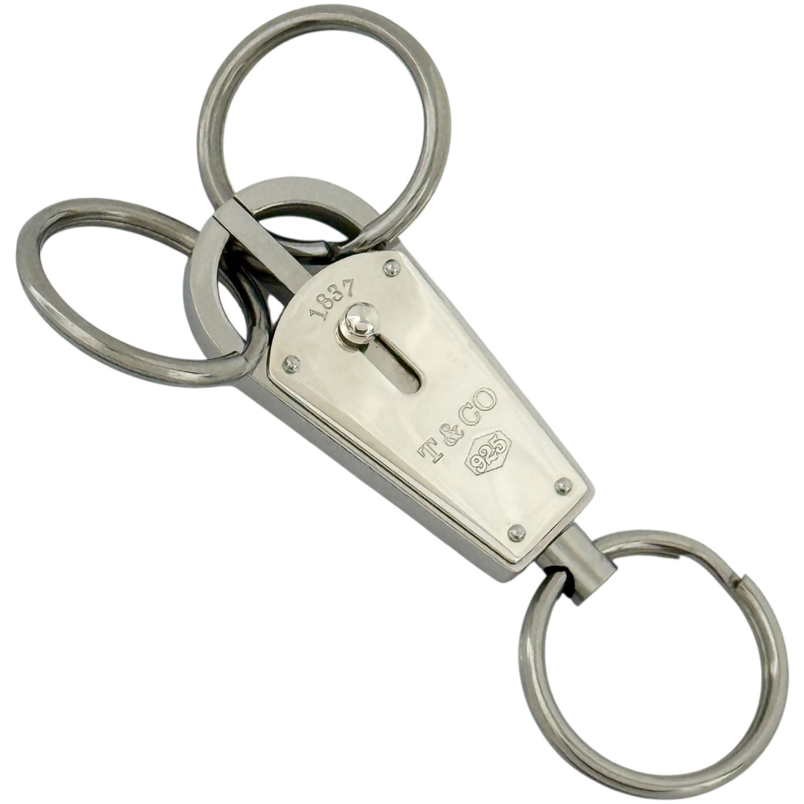 ティファニー メンズ メイカーズ バレット キーホルダー キーリング 925